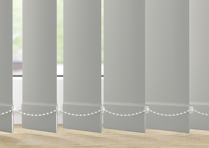 Orion (Blackout), Light Grey - Vertical Blind Slats - Image 3